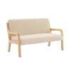 Banquette enfant scandinave en bois beige