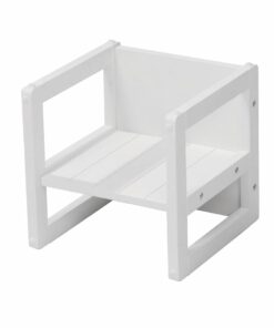 Chaise Enfant Blanche Réversible 3 Hauteurs