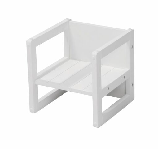 Chaise Enfant Blanche Réversible 3 Hauteurs