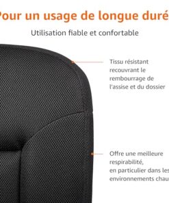 Chaises de bureau ergonomiques Amazon Basics