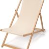 Cordeline Chilienne en Bois Pliable, couleur écru, dimensions repliée : 55 x 132 x 5 cm