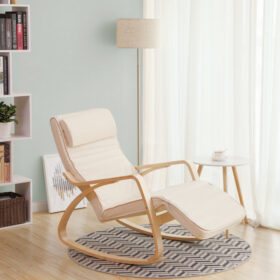 Fauteuil à bascule en bois de bouleau