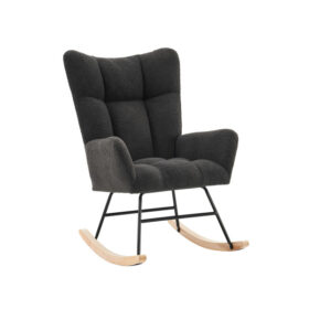 Fauteuil à bascule moderne avec accoudoirs