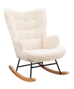 Fauteuil à bascule Sherpa en bois