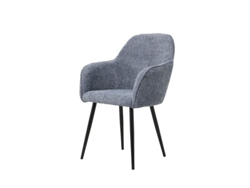 Fauteuil bouclette bleu