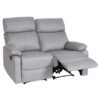 Fauteuil cinéma 2 places relax gris clair