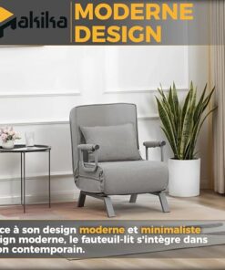 Fauteuil Convertible 3en1 TED avec Accoudoirs