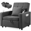 Fauteuil Convertible 3en1 Tommy avec Accoudoirs