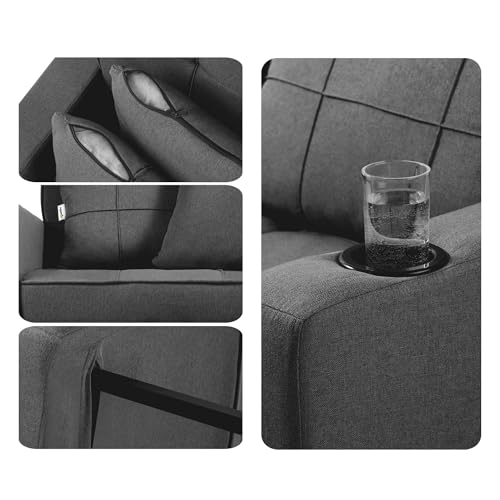 Fauteuil Convertible 3en1 Tommy avec Accoudoirs