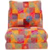 Fauteuil convertible patchwork Talya 60cm