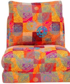 Fauteuil convertible patchwork Talya 60cm