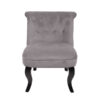 Fauteuil crapaud en tissu chic