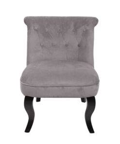 Fauteuil crapaud en tissu chic