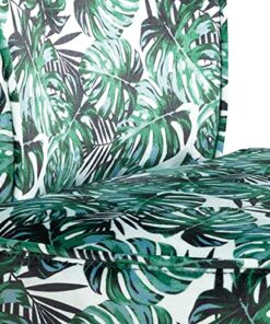 Fauteuil Crapaud Velours Motif Jungle