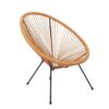 Fauteuil de jardin en rattan ACAPULCO 93x73x85 cm de HOMLA