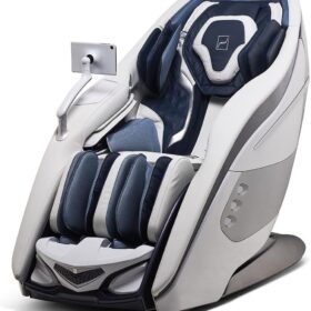 Fauteuil de Massage 7D GLOBAL RELAX® I DA Vinci I Inclinaison Ajustable I Analyse BIA I Masseur de Bras avec Éclairage LED I Thérapie Thermique I Acupression I Écran Tactile LCD I