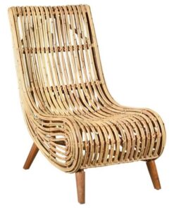 Fauteuil en rotin naturel