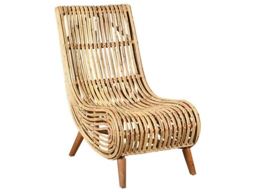 Fauteuil en rotin naturel