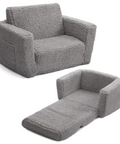 Fauteuil Enfant Convertible 2-en-1 Gris