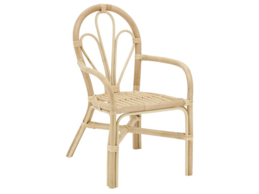 Fauteuil enfant en rotin naturel