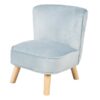 Fauteuil Enfant Lil Sofa Velours Bleu