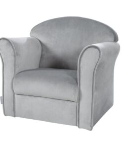 Fauteuil Enfant Lil Sofa Velours Gris