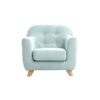 Fauteuil enfant scandinave menthe Norkid