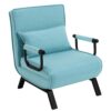 Fauteuil Lit Convertible 3 en 1 Bleu