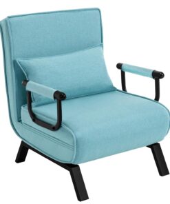 Fauteuil Lit Convertible 3 en 1 Bleu