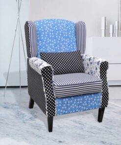 Fauteuil patchwork design relaxant