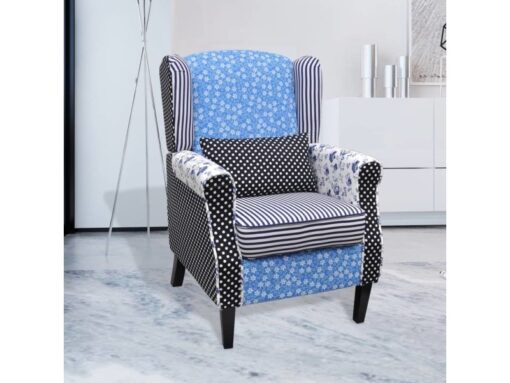 Fauteuil patchwork design relaxant