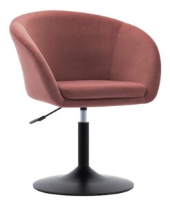 Fauteuil Pivotant Réglable Rose Moderne