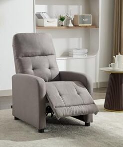 Fauteuil Relax ASTAN HOGAR avec Inclinaison Manuelle, revêtu de Tissu, modèle Yum AH-AR31000TP, couleur Taupe