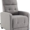 Fauteuil Relax ASTAN HOGAR avec Inclinaison Manuelle, revêtu de Tissu, modèle Yum AH-AR31000TP, couleur Taupe