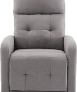 Fauteuil Relax ASTAN HOGAR avec Inclinaison Manuelle, revêtu de Tissu, modèle Yum AH-AR31000TP, couleur Taupe