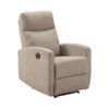 Fauteuil relax électrique beige Lerida