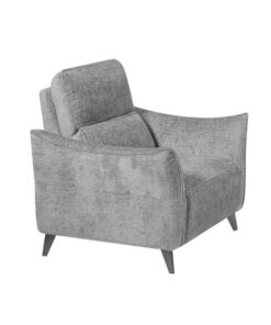 Fauteuil relax électrique gris argent Carina