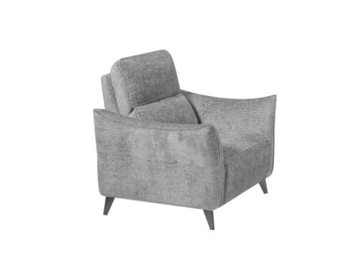 Fauteuil relax électrique gris argent Carina