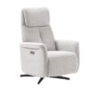 Fauteuil relax électrique gris perle Gandia