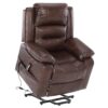 Fauteuil Relax Electrique S*MAX à 2 Moteurs - Fauteuil Releveur pour Seniors, Relaxant pour le Salon avec Poches Latérales, Chargeur USB et Télécommande