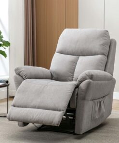 Fauteuil relax manuel inclinable gris