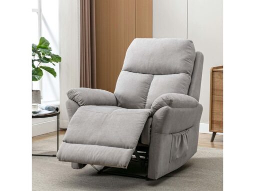 Fauteuil relax manuel inclinable gris