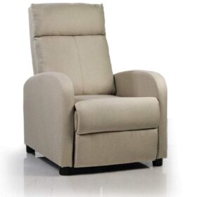 Fauteuil Relax Manuel Verona Don Descanso - Inclinable jusqu'à 160º avec Repose-Pieds, Système d'Ouverture Push, Compact, 2 Positions Couchées