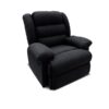 Fauteuil relax Norton tissu noir