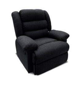 Fauteuil relax Norton tissu noir