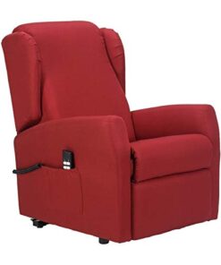 Fauteuil Relax POLTRONE ITALIA Miriam avec 2 moteurs, dispositif médical, système de roues, siège en mousse à mémoire avec micro-ressorts, résistant aux taches, fauteuil...