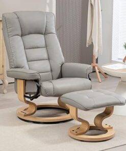 Fauteuil Relaxation Inclinable Pivotant Gris