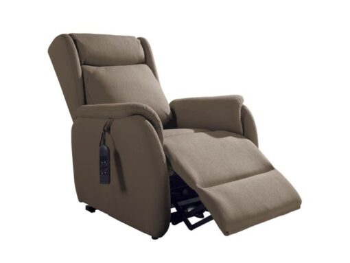 Fauteuil releveur beige Zamora