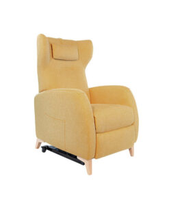 Fauteuil releveur cosy plus en couleur moutarde