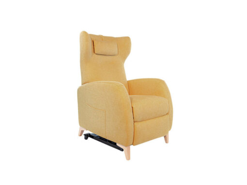 Fauteuil releveur cosy plus en couleur moutarde